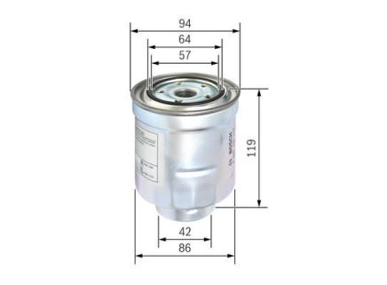 Bosch Mazot Filtresi Toyota Corolla Uyumlu D4D Dizel 2010-2018