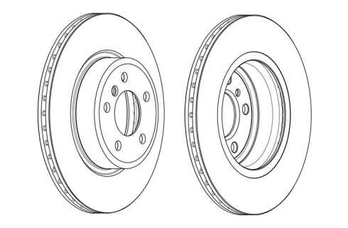 Bmw F10-F11 Ferodo Ddf2039C Ön Fren Diski 34116794429