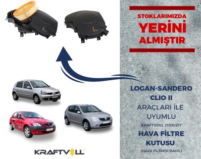 HAVA FİLTRE KUTUSU RENAULT CLİO 2- 1.4 E7J LOGAN SADERO KANGO